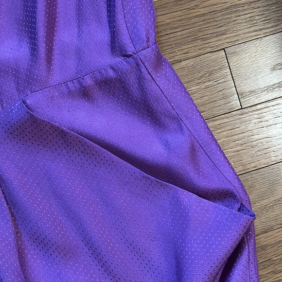 Rebecca Taylor Purple Spaghetti Strap Silk Dress - Picture 4 of 5